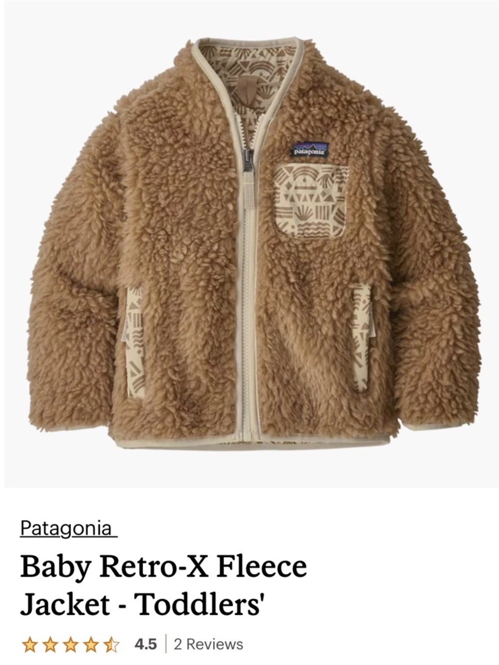 Patagonia®
Baby Retro-X® Jacket
 - 2T - Picture 13 of 14